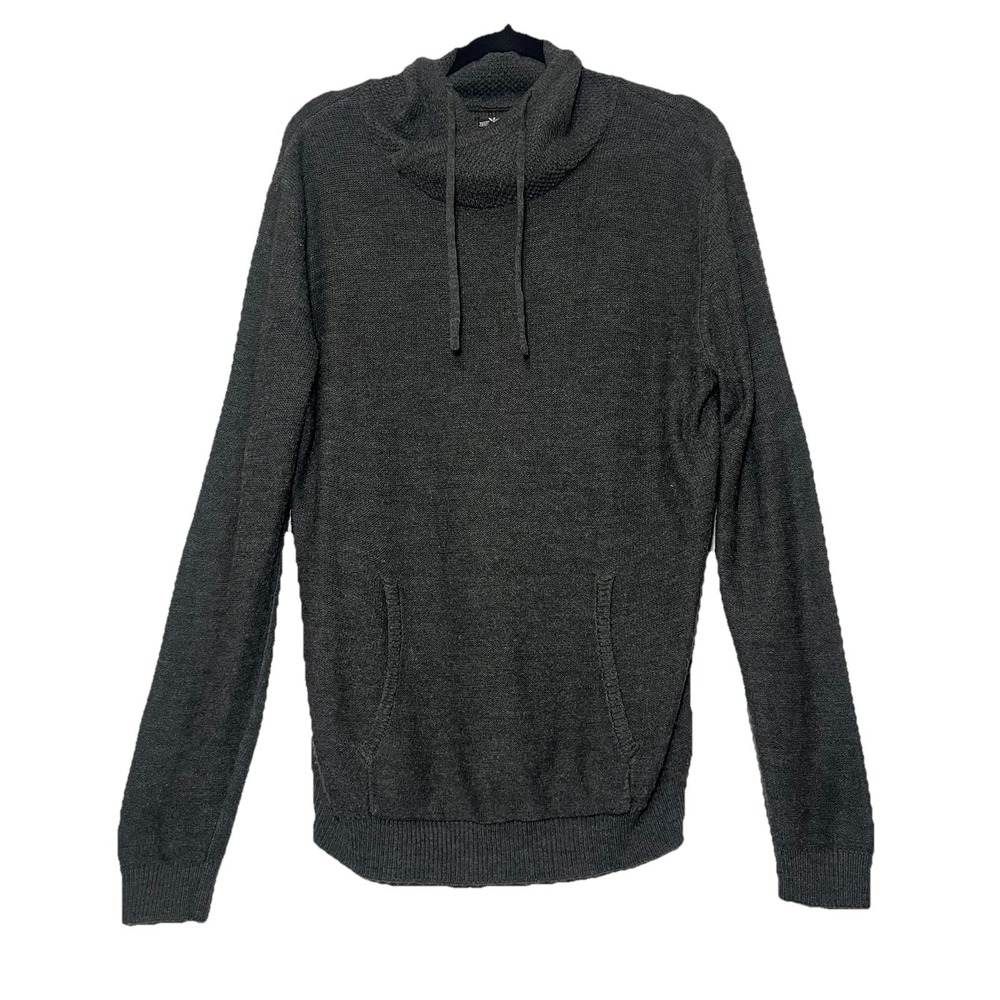 Index Acrylic Women's Gray Mock Neck Pullover Sweater‎ Size XL